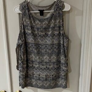 Ann Taylor Factory Monochrome Sleeveless Top